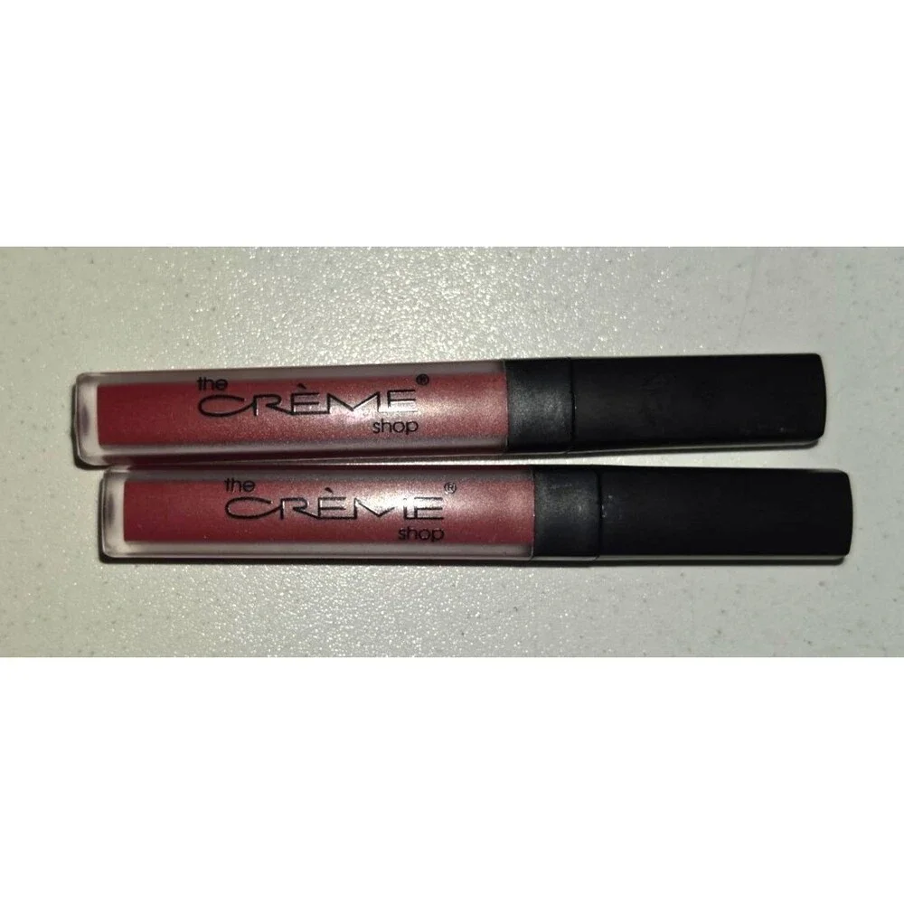 My Wand And Only The Creme Shop Roses Are Lipstick Lip Gloss Lot of 2